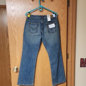 Levi's 515 Women's Blue Boot Cut Jeans 8x28 petite number 5175